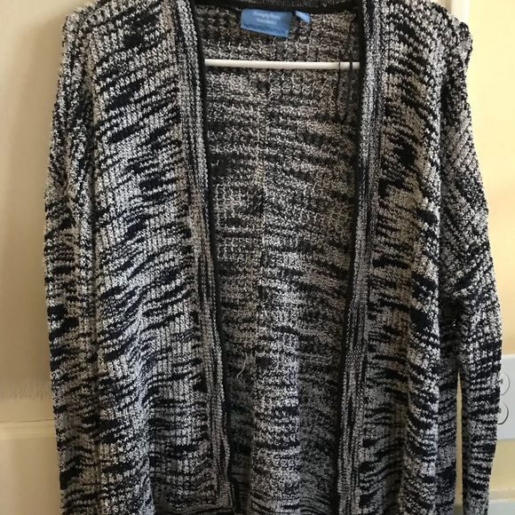 blue/white cardigan - Picture 6 of 6